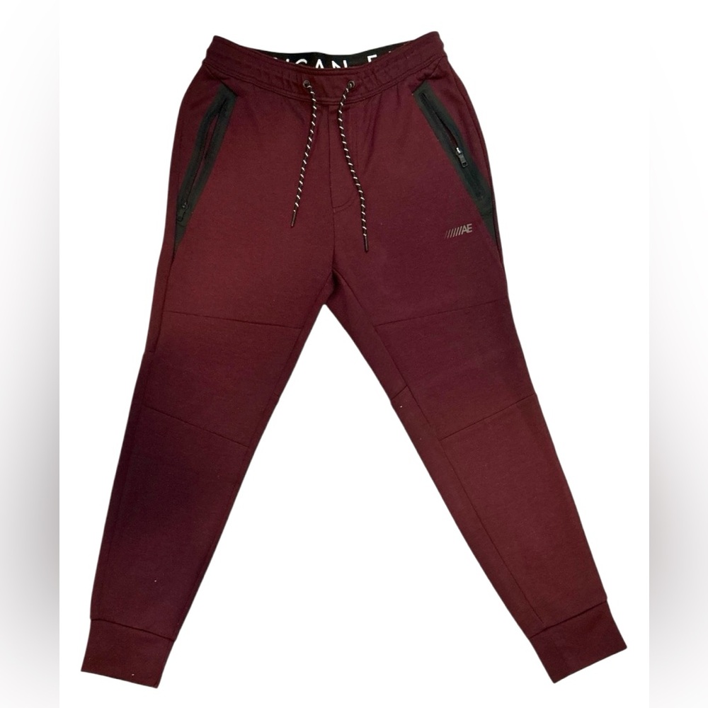 American Eagle Outfitters Men’s Burgundy Red Sweatpants